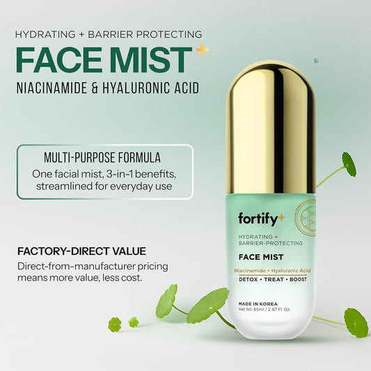 Facial Mist Travel Capsule - Niacinamide + Hyaluronic Acid