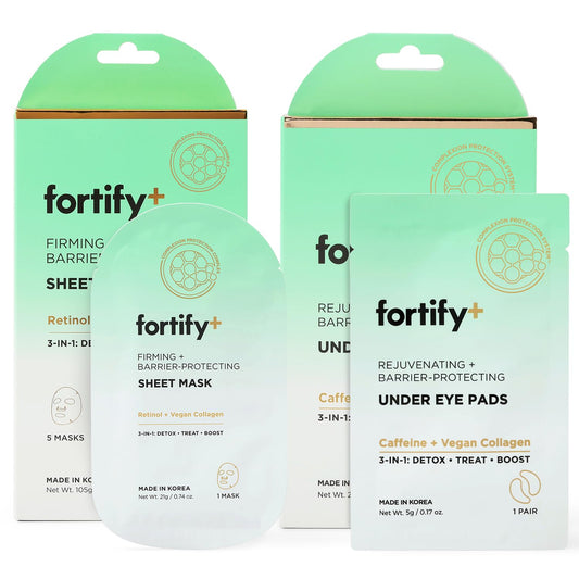 Facial Sheet Mask and Under Eye Pads Bundle