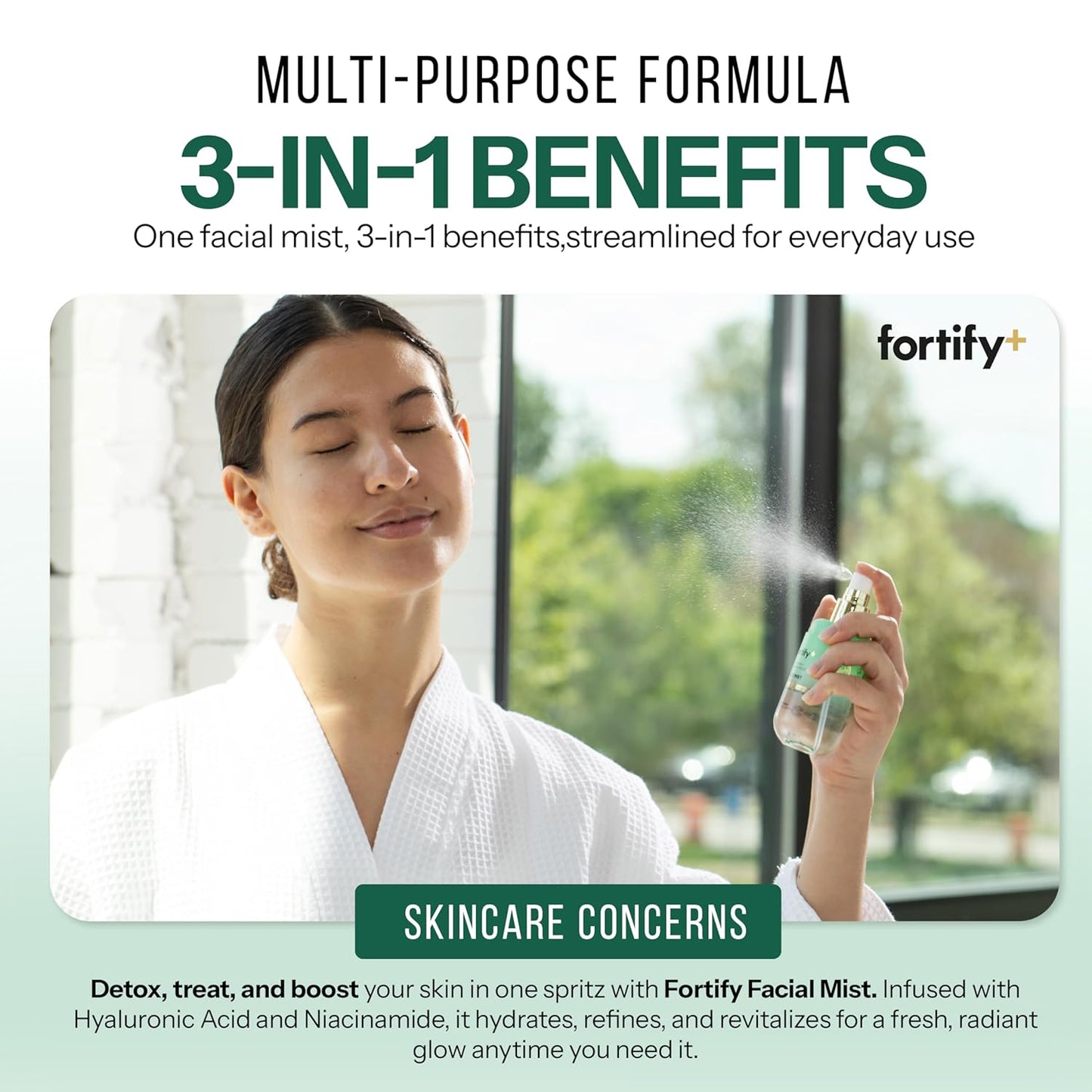 Facial Mist Travel Capsule - Niacinamide + Hyaluronic Acid