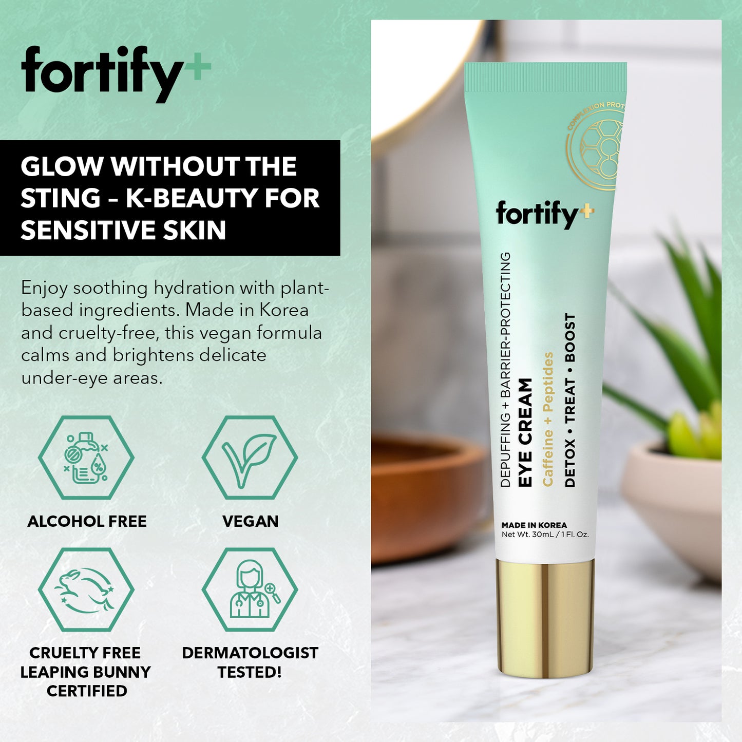 Eye Cream - Caffeine and Peptides