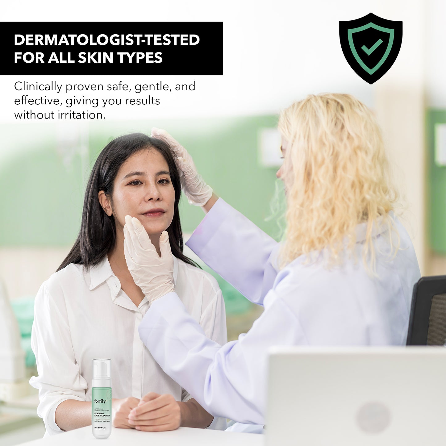 Foaming Facial Cleanser - Hyaluronic + Salicylic Acid