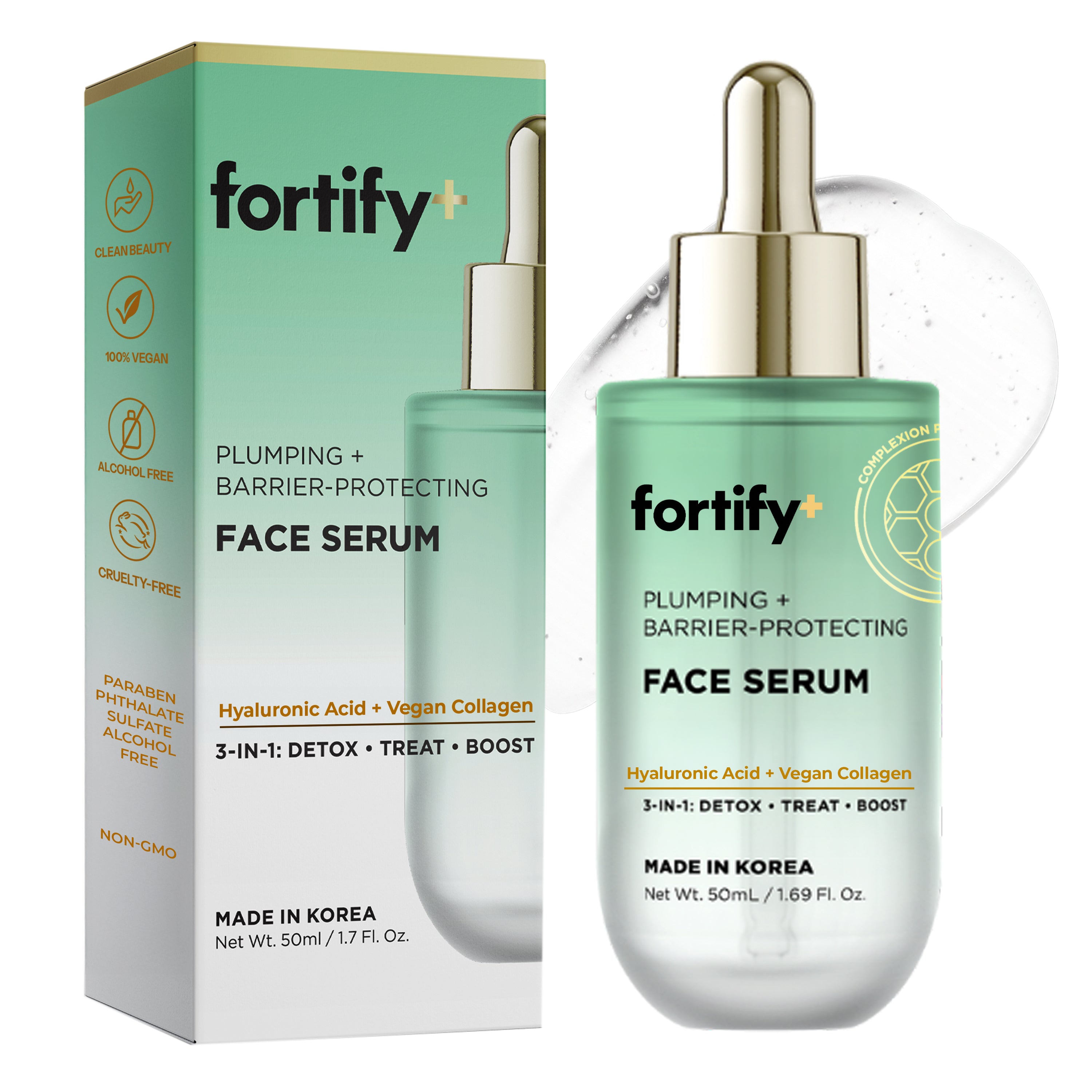 Moisturizing & Protecting Facial Serum | Fortify+ skincare