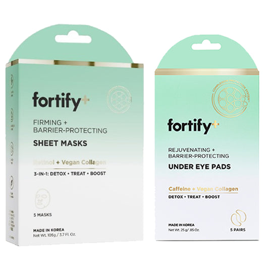 Facial Sheet Mask and Under Eye Pads Bundle