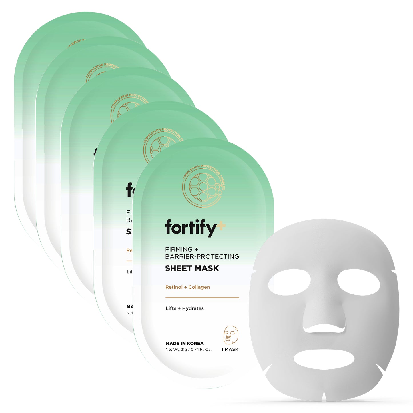 Facial Sheet Mask and Under Eye Pads Bundle