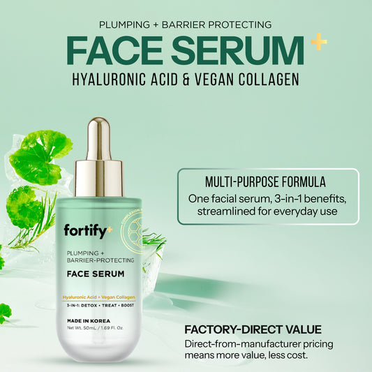 Facial Serum - Hyaluronic Acid and Vegan Collagen